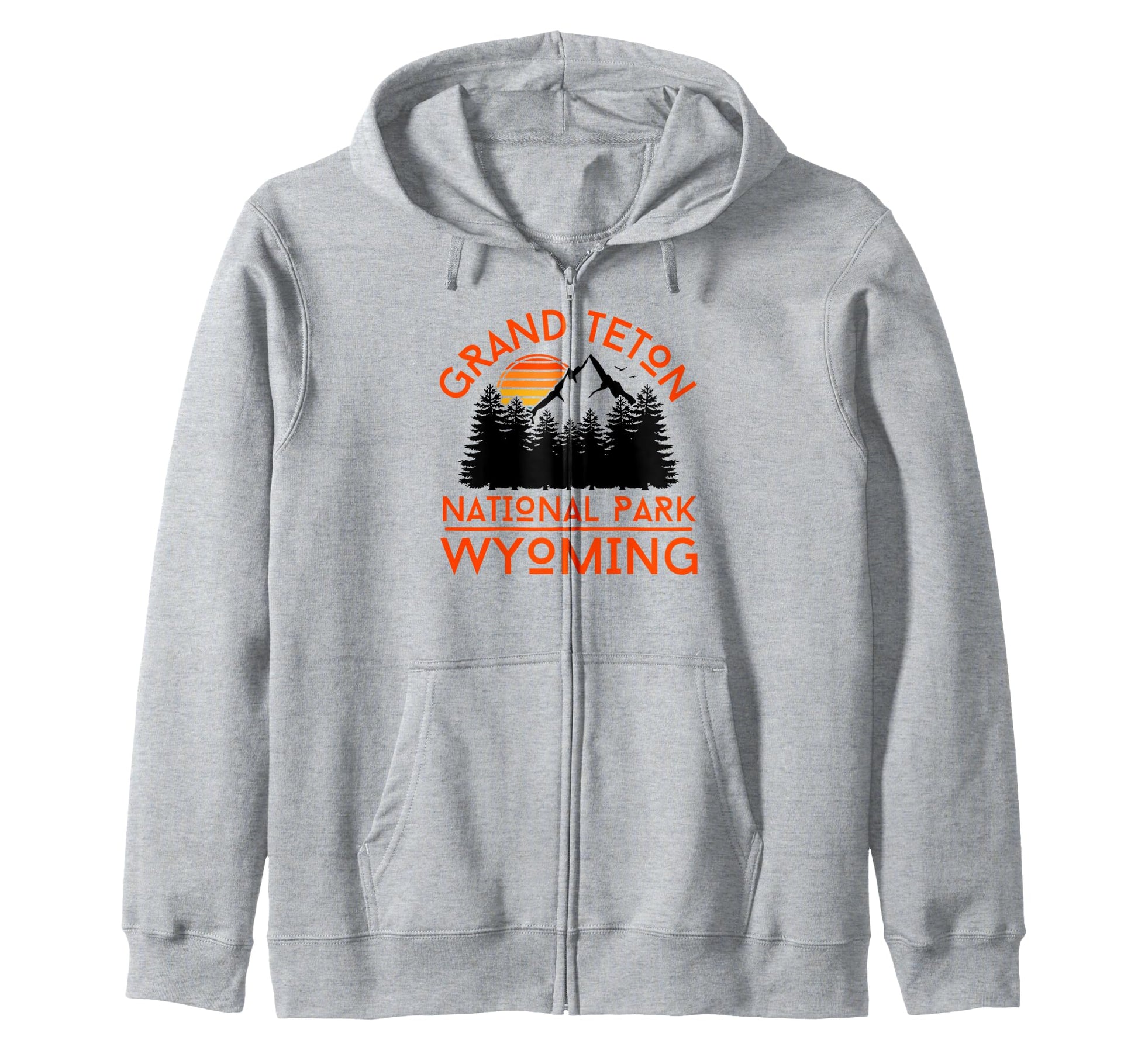 Grand Teton National Park Wyoming Usa Hoodie - Trendy Graphic Unisex - T-Shirt, Sweatshirt, Hoodie