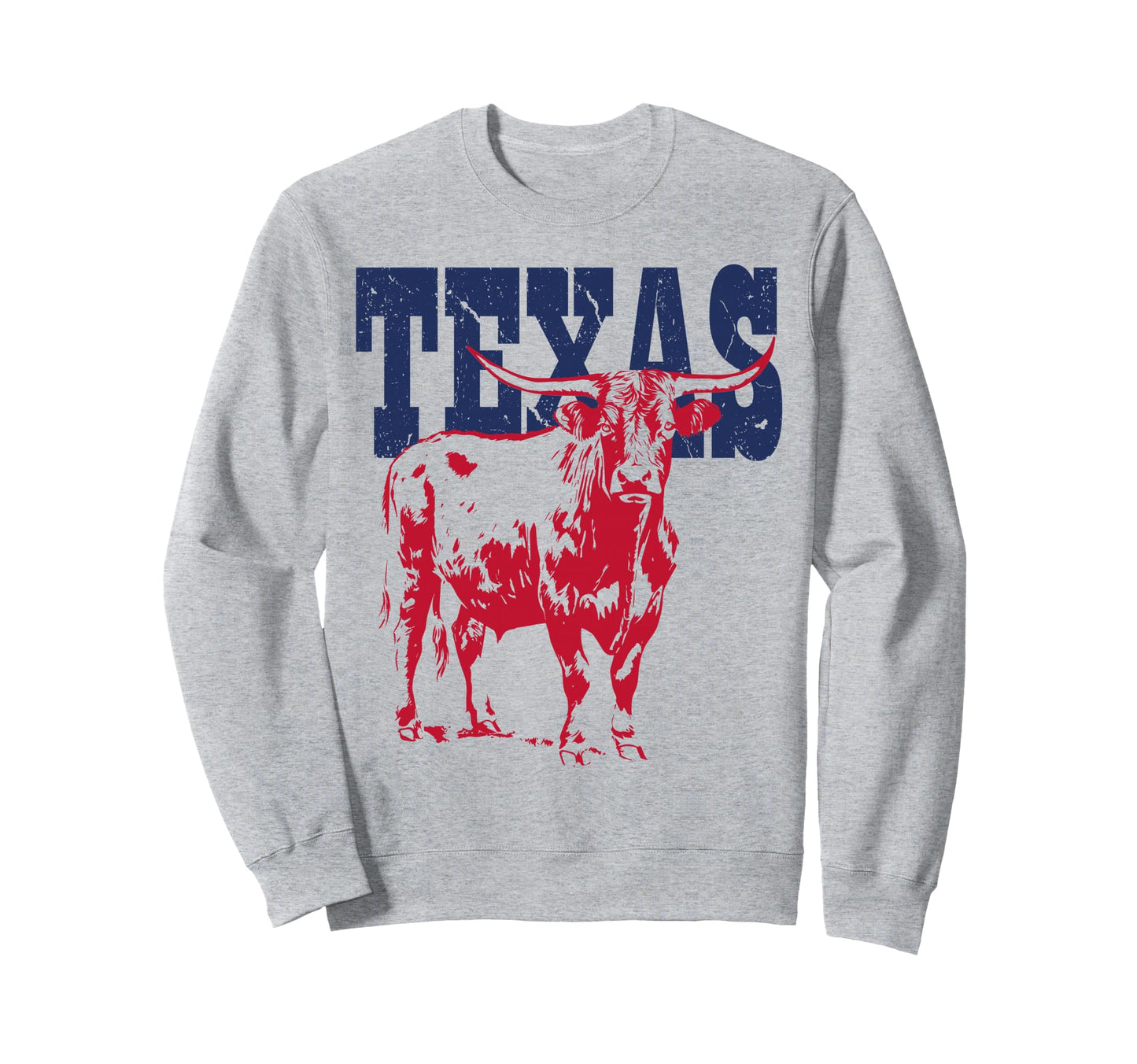 Texas Longhorn Rodeo Cowboy Texas Sweatshirt - Casual Everyday Wear Unisex - T-Shirt, Sweatshirt, Hoodie