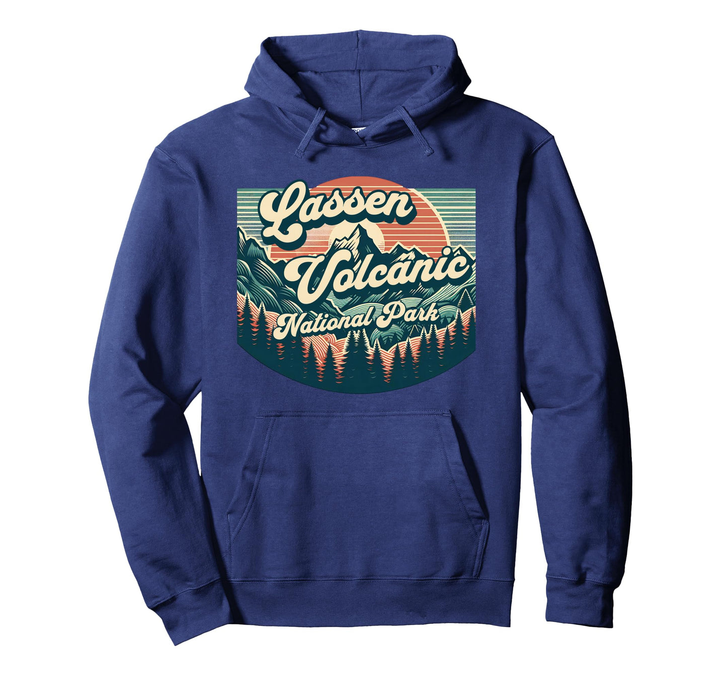 Lassen Volcanic National Park Hoodie - Fun Novelty Design Men Women - T-Shirt, Sweatshirt, Hoodie