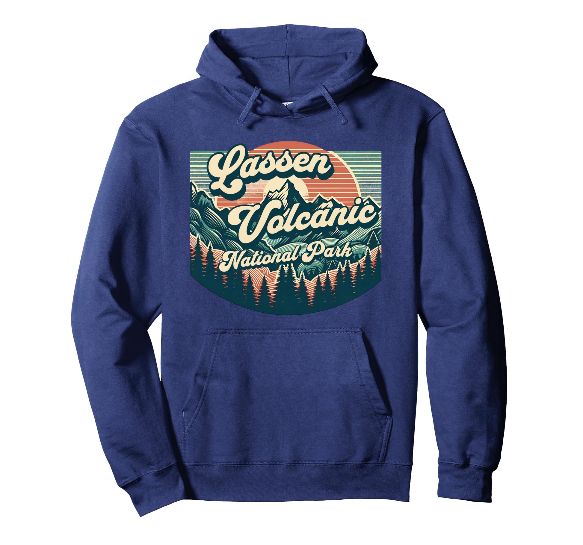 Lassen Volcanic National Park Hoodie - Fun Novelty Design Men Women - T-Shirt, Sweatshirt, Hoodie