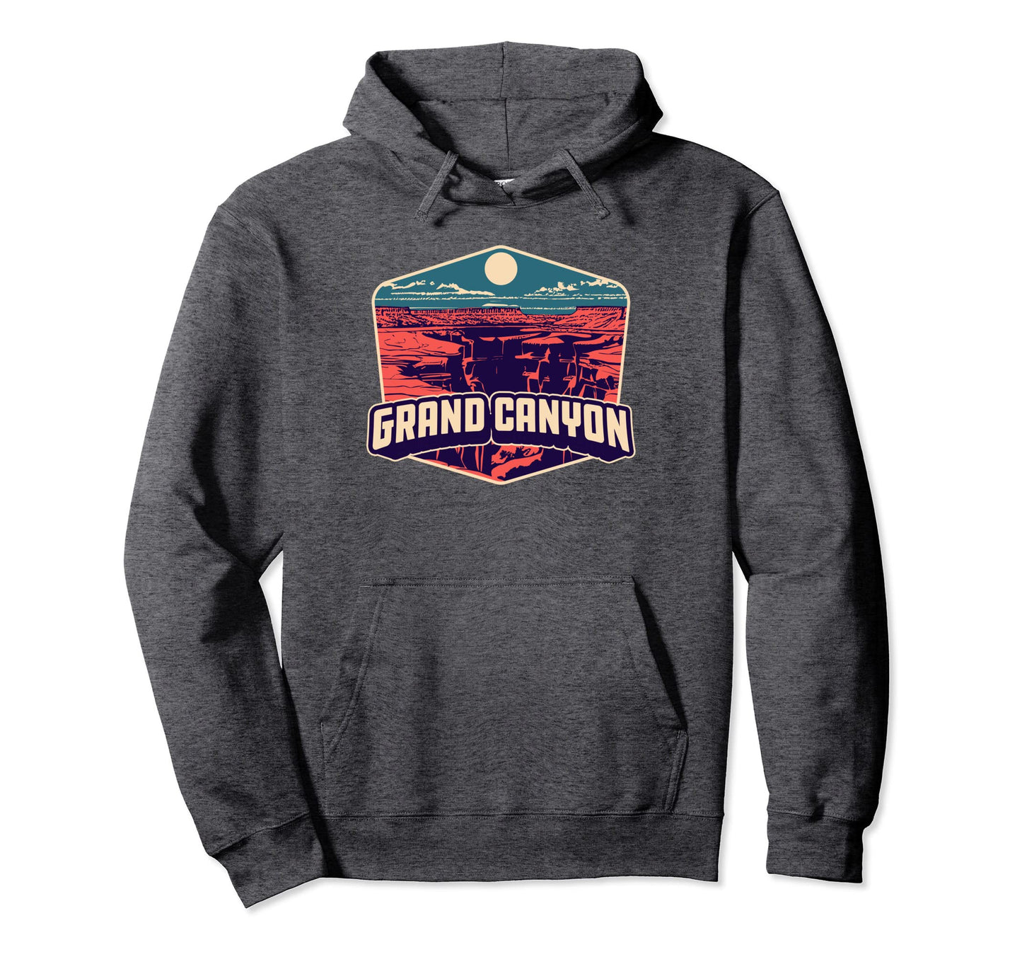 Grand Canyon Outdoor Badge National Park Hoodie - Graphic Print for Adults - T-Shirt, Sweatshirt, Hoodie