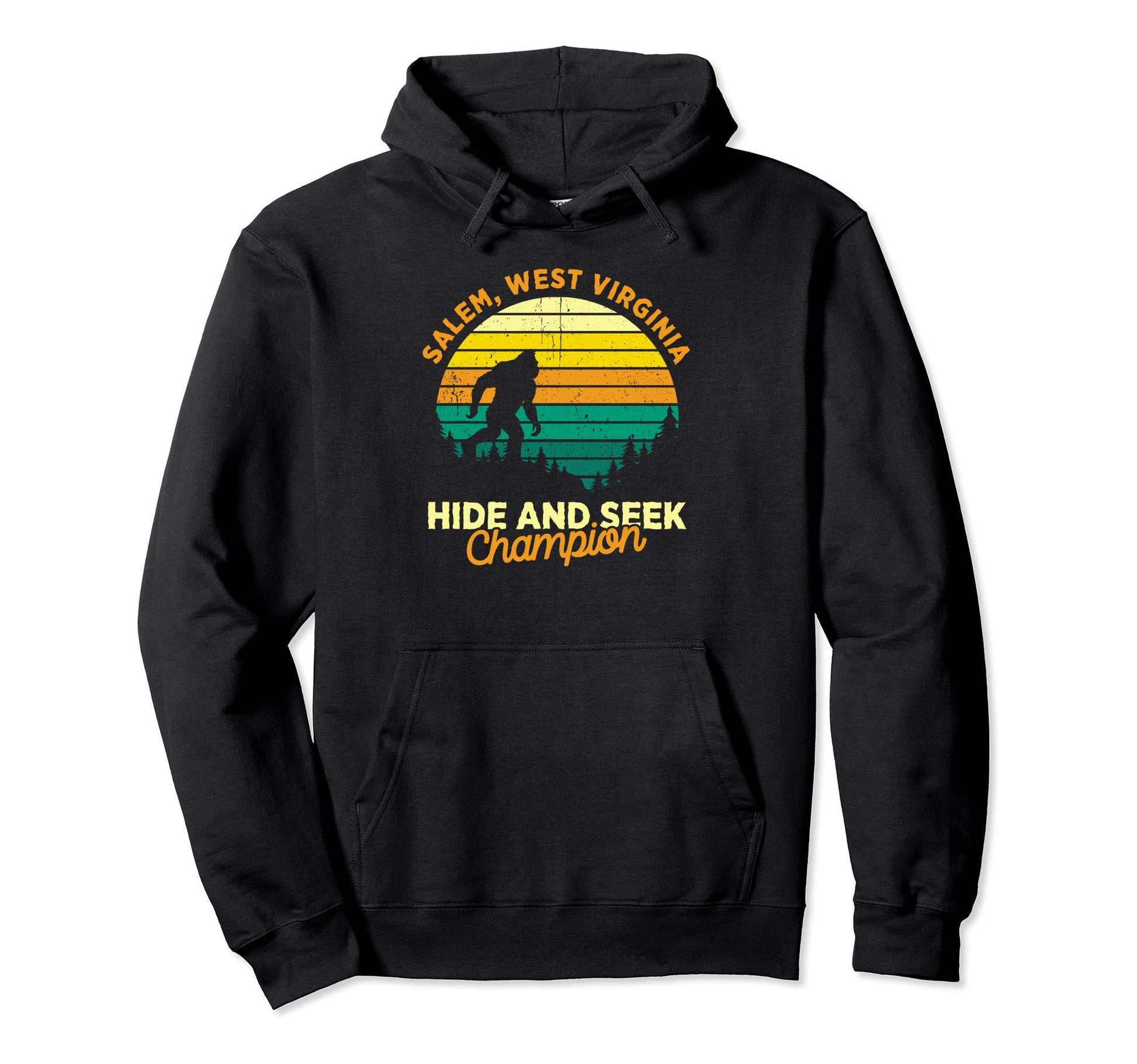 Salem West Virginia Big Foot Hoodie - Casual Everyday Wear for Adults - T-Shirt, Sweatshirt, Hoodie