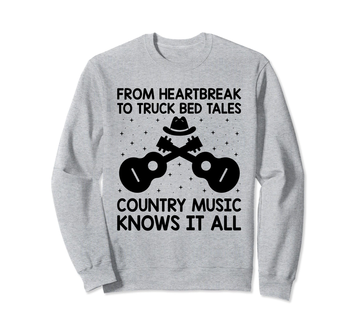 County Music Music Lover Western Sweatshirt - Casual Everyday Wear Unisex - T-Shirt, Sweatshirt, Hoodie
