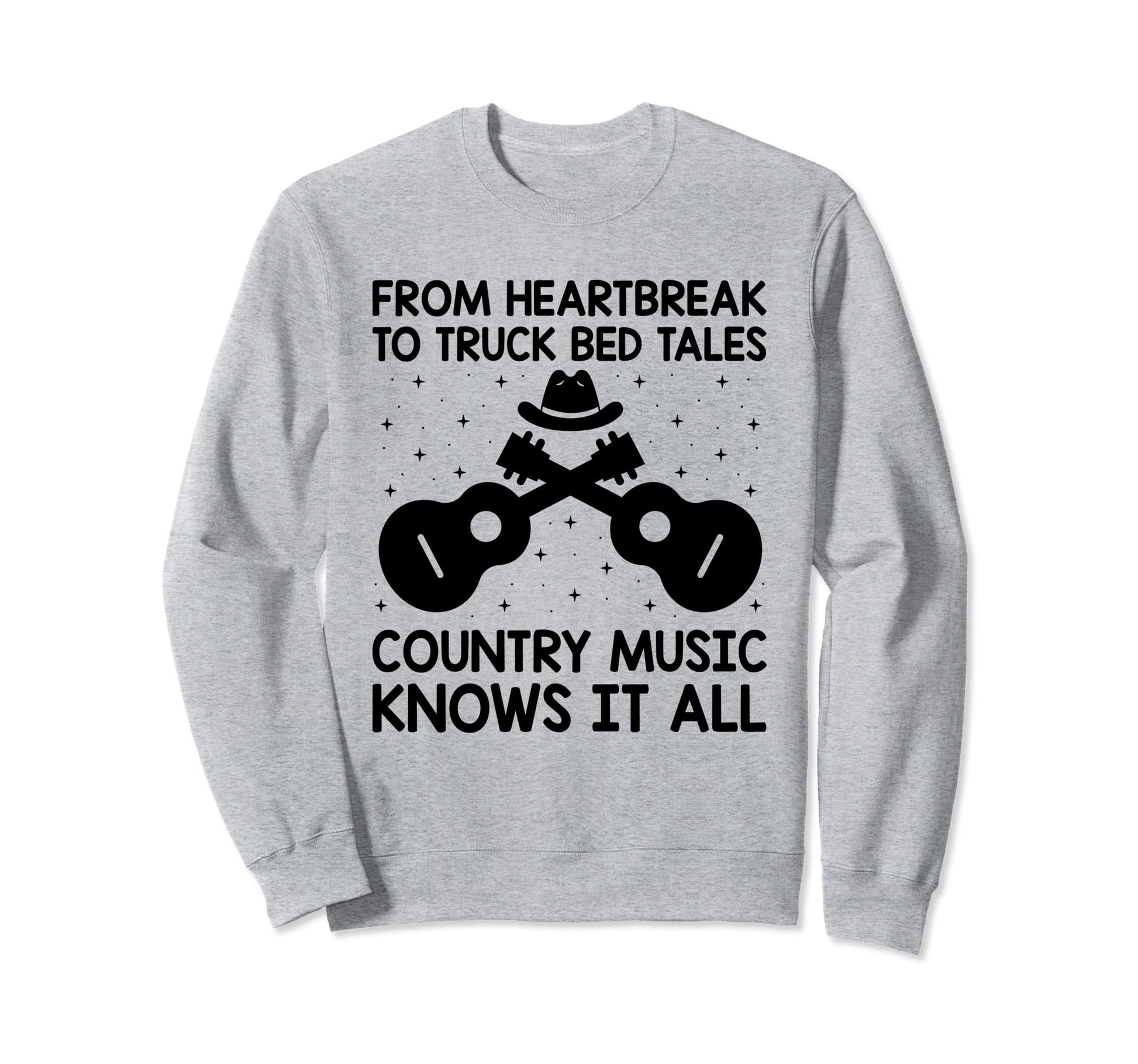 County Music Music Lover Western Sweatshirt - Casual Everyday Wear Unisex - T-Shirt, Sweatshirt, Hoodie