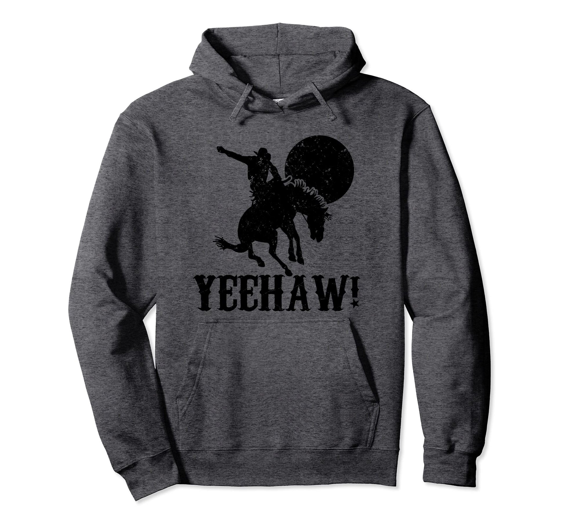 Yeehaw Cowboy Cowgirl Western Rodeo Hoodie - Trendy Graphic for Adults - T-Shirt, Sweatshirt, Hoodie