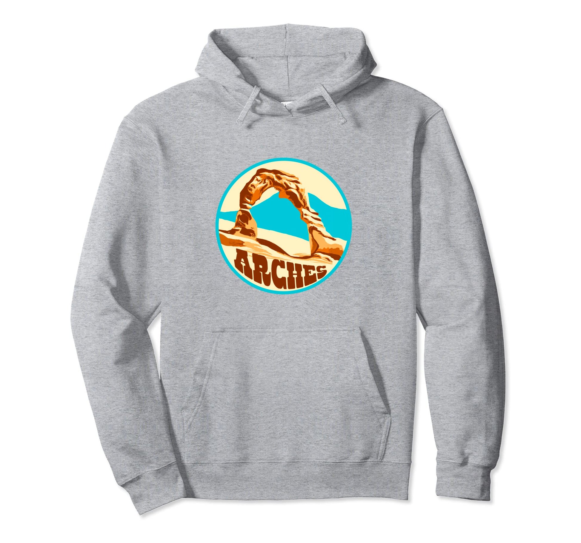 Arches National Park Delicate Arch Hoodie - Trendy Graphic for Adults - T-Shirt, Sweatshirt, Hoodie