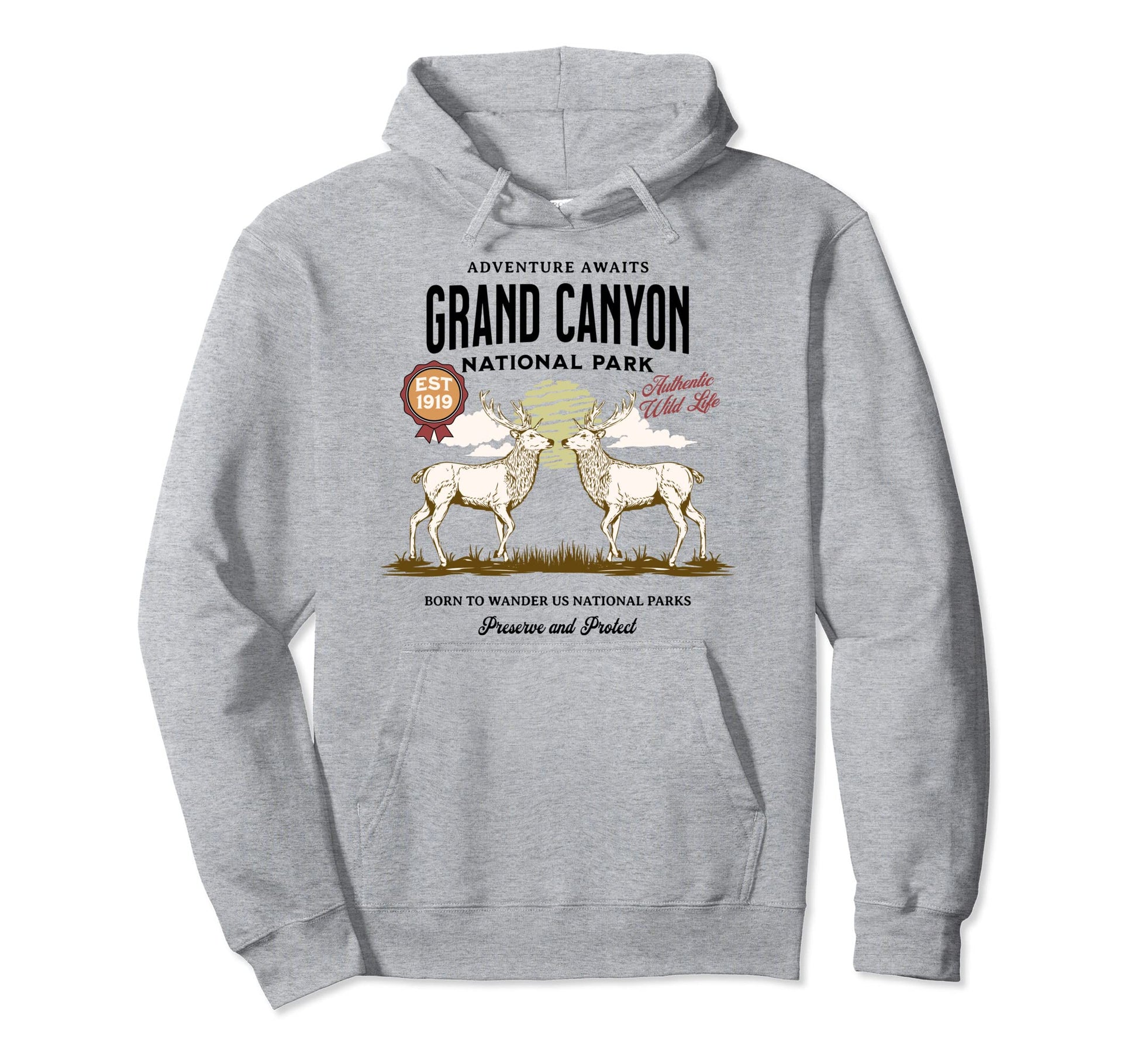 Grand Canyon National Park Hoodie - Casual Everyday Wear Unisex - T-Shirt, Sweatshirt, Hoodie
