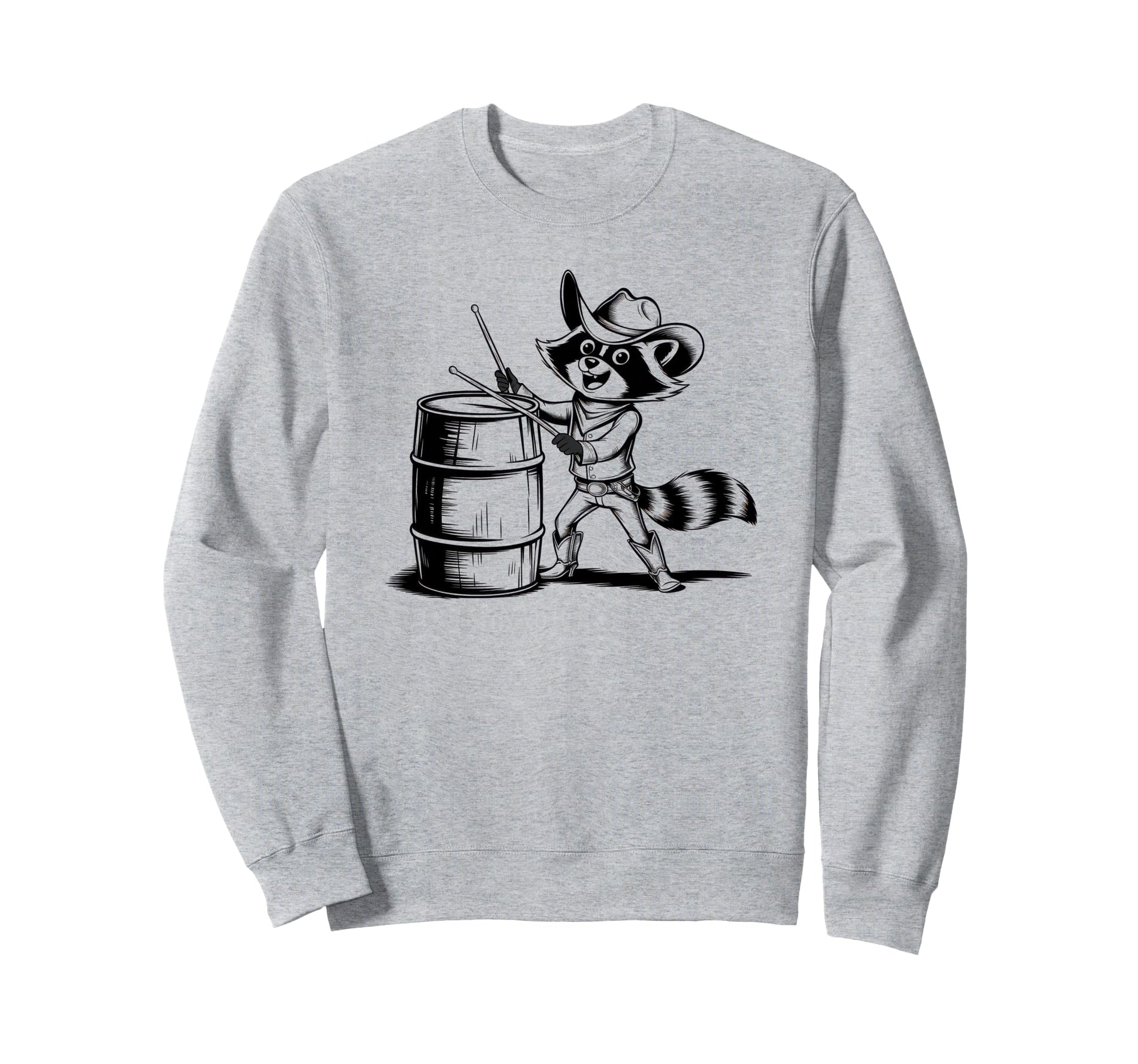 Raccoon 90S Country Music Western Sweatshirt - Custom Art Print Unisex - T-Shirt, Sweatshirt, Hoodie