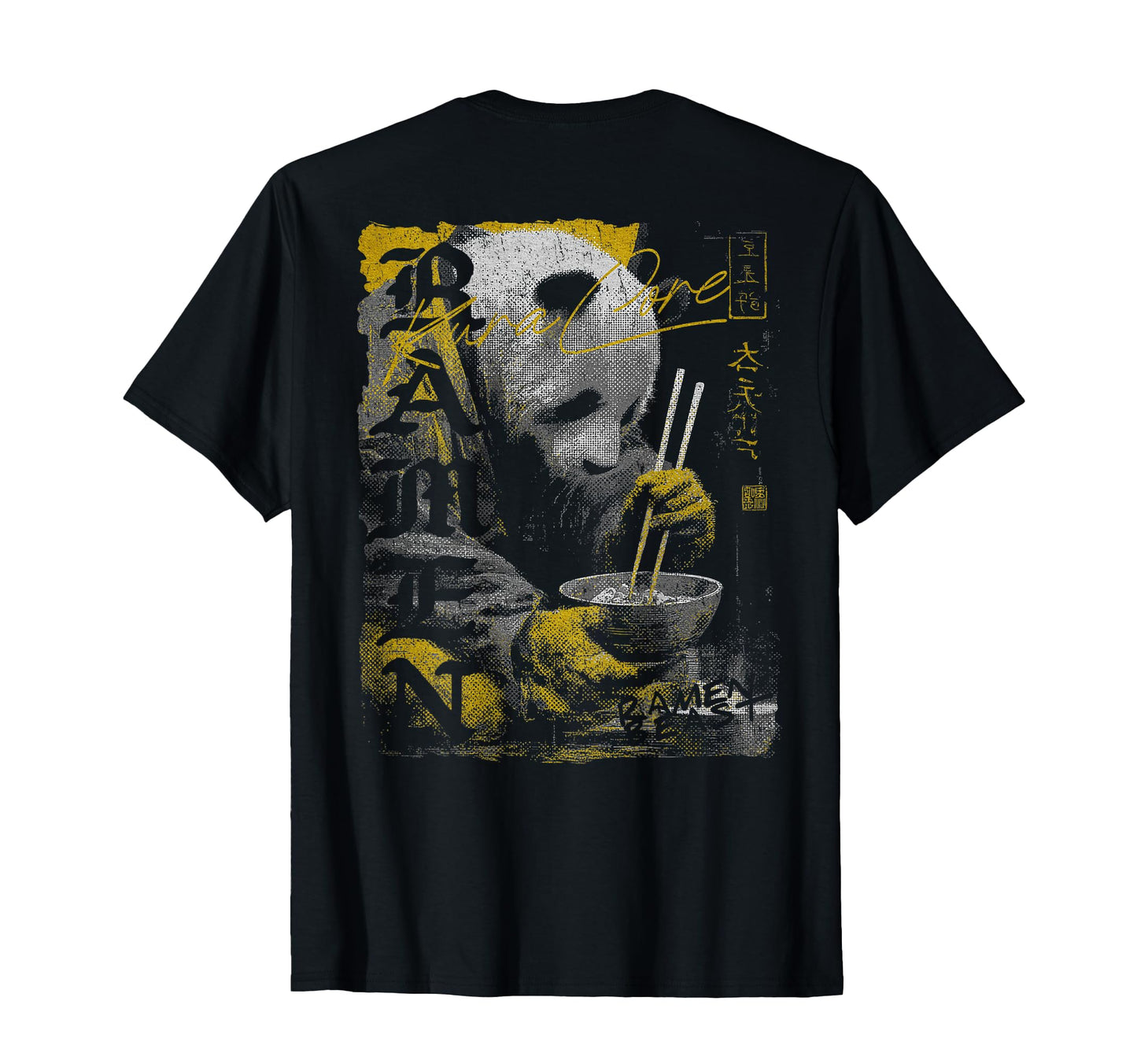 Ramen Back Japanese Streetwear Y2K T-Shirt - Novelty Apparel for Adults - T-Shirt, Sweatshirt, Hoodie