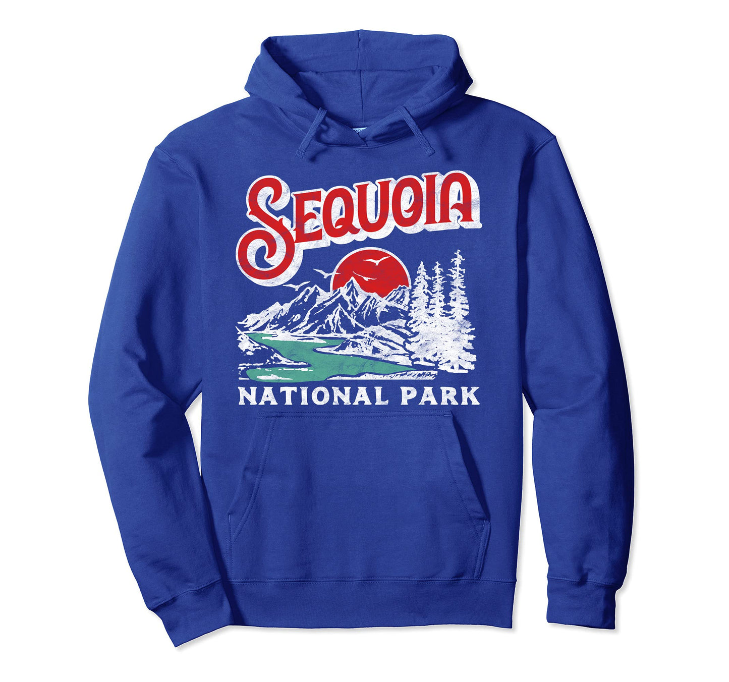 Sequoia National Park 80S California Hoodie - Casual Everyday Wear Unisex - T-Shirt, Sweatshirt, Hoodie