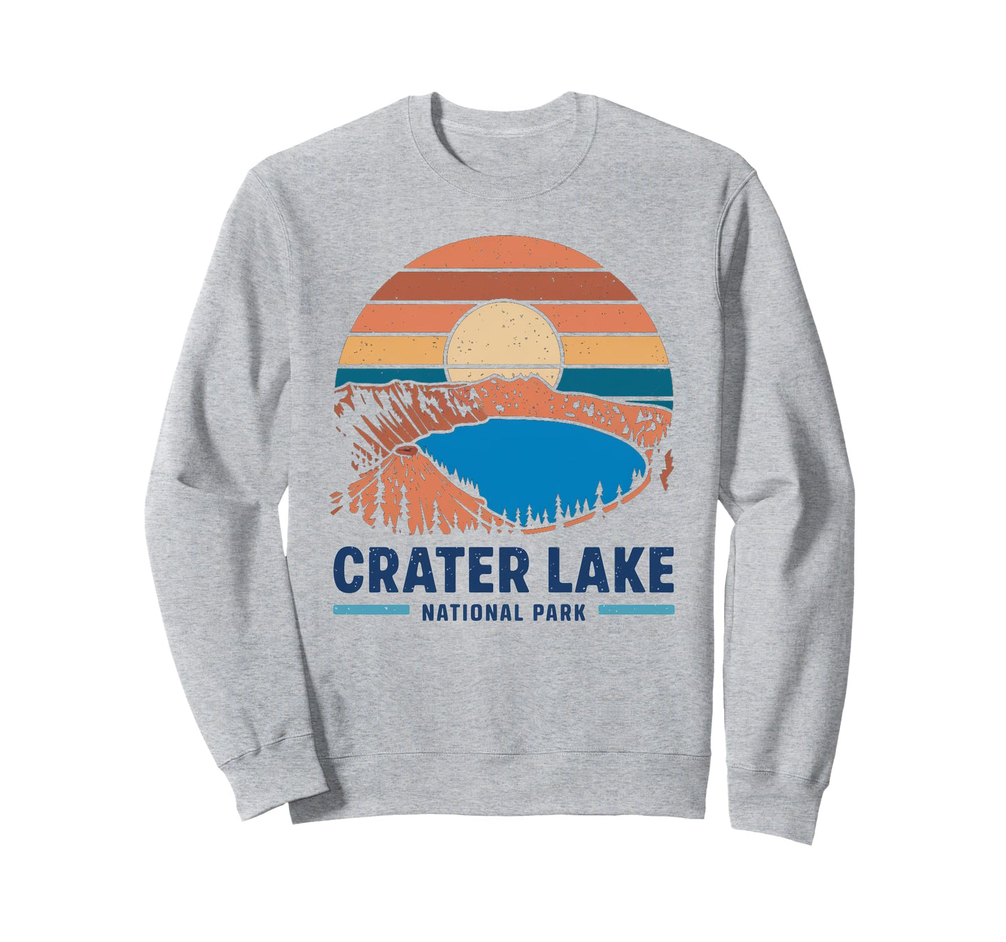 Crater Lake National Park Oregon Sweatshirt - Trendy Graphic for Adults - T-Shirt, Sweatshirt, Hoodie