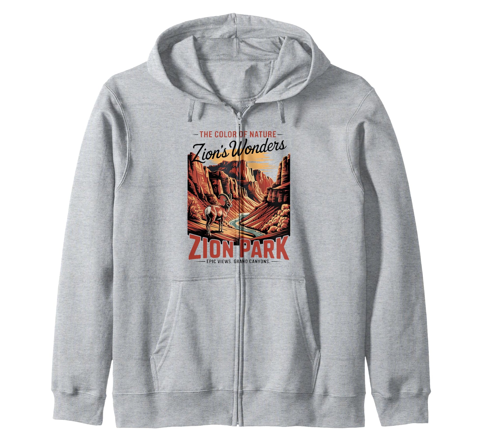 Zion National Park Canyon Cliff T-Shirt - Novelty Apparel Men Women - T-Shirt, Sweatshirt, Hoodie
