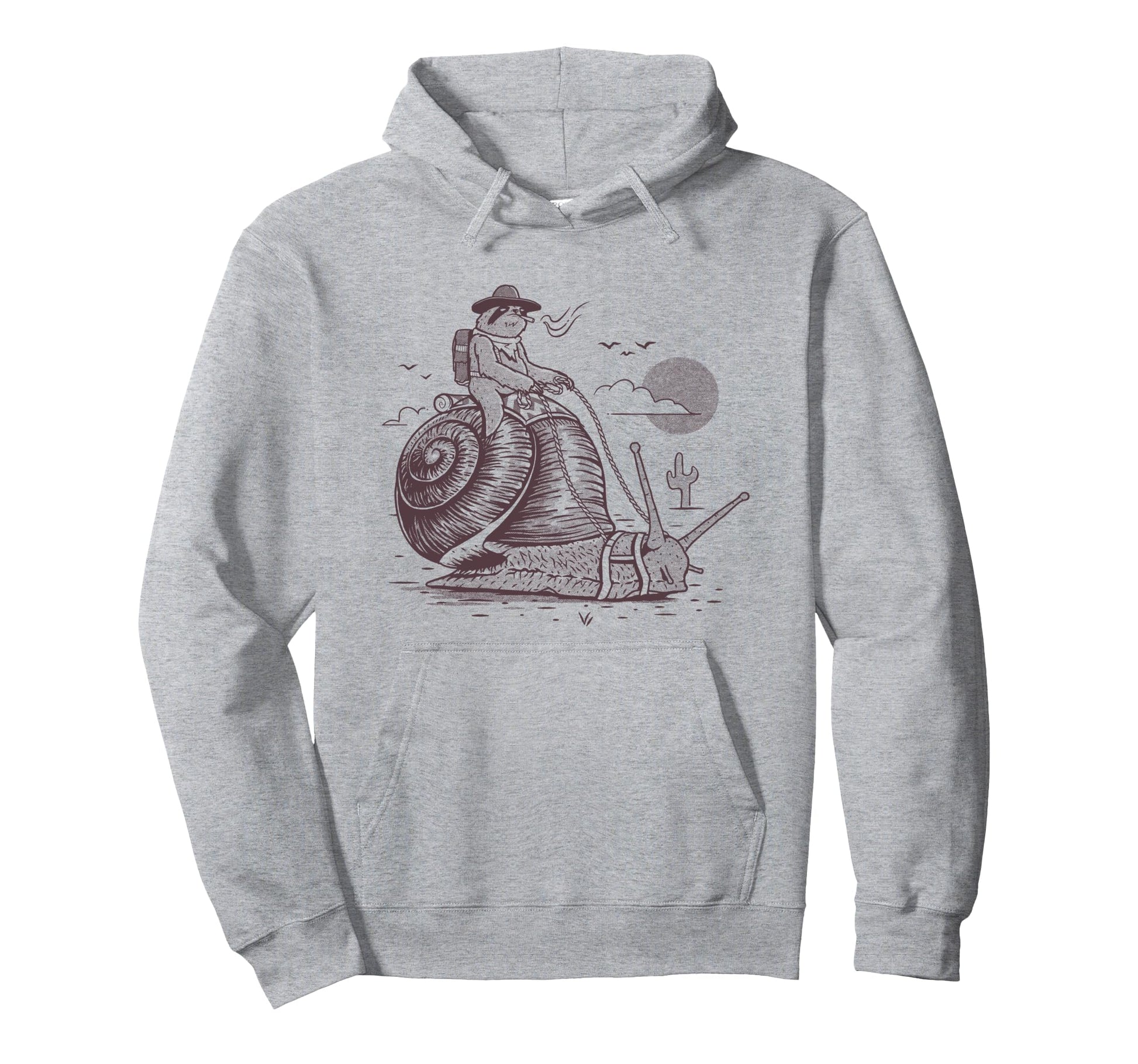 Sloth Cowboy Funny Western Lazy Cow Hoodie - Casual Everyday Wear Men Women - T-Shirt, Sweatshirt, Hoodie