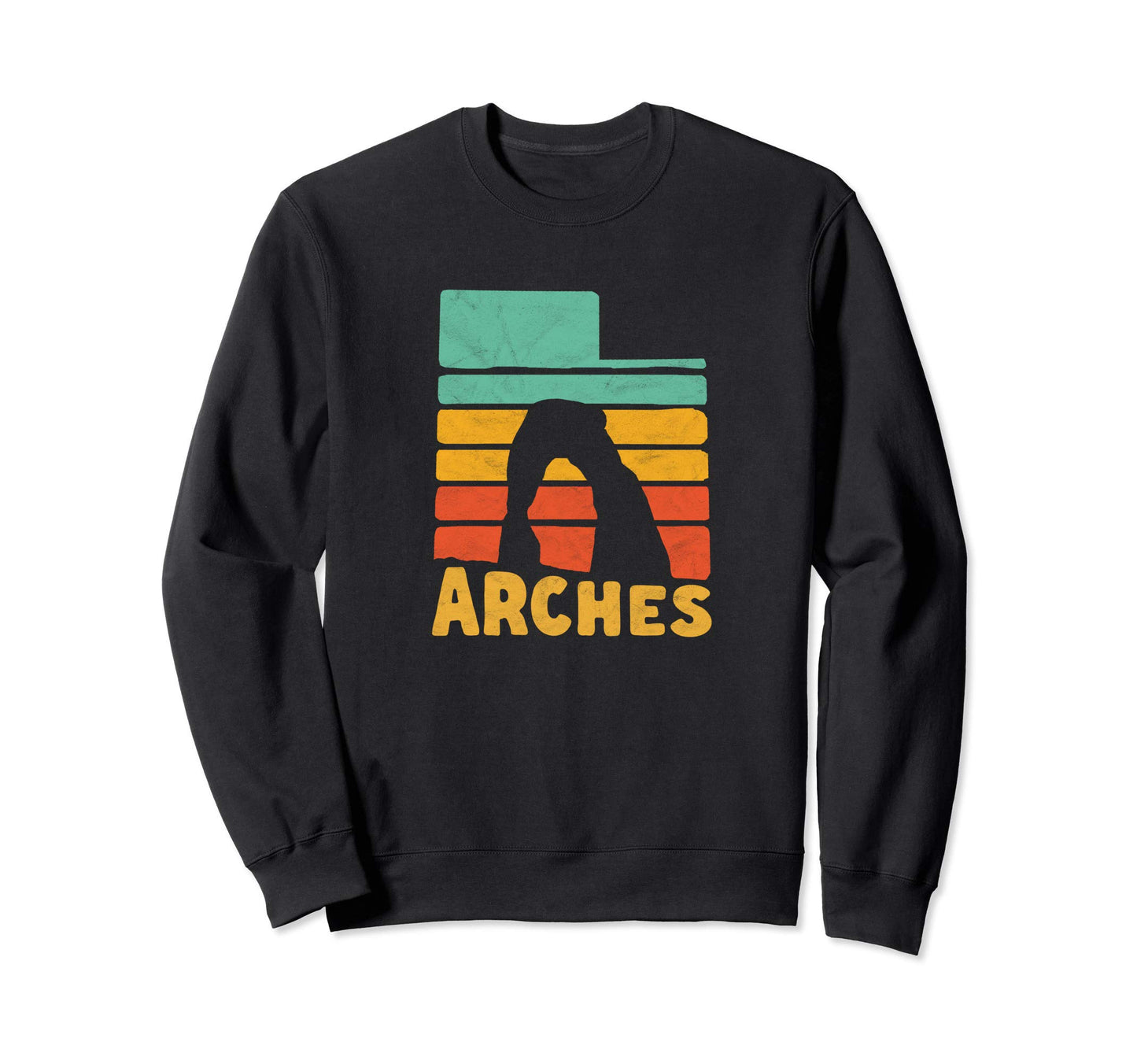 Arches National Park State Utah Shape Sweatshirt - Graphic Print Unisex - T-Shirt, Sweatshirt, Hoodie
