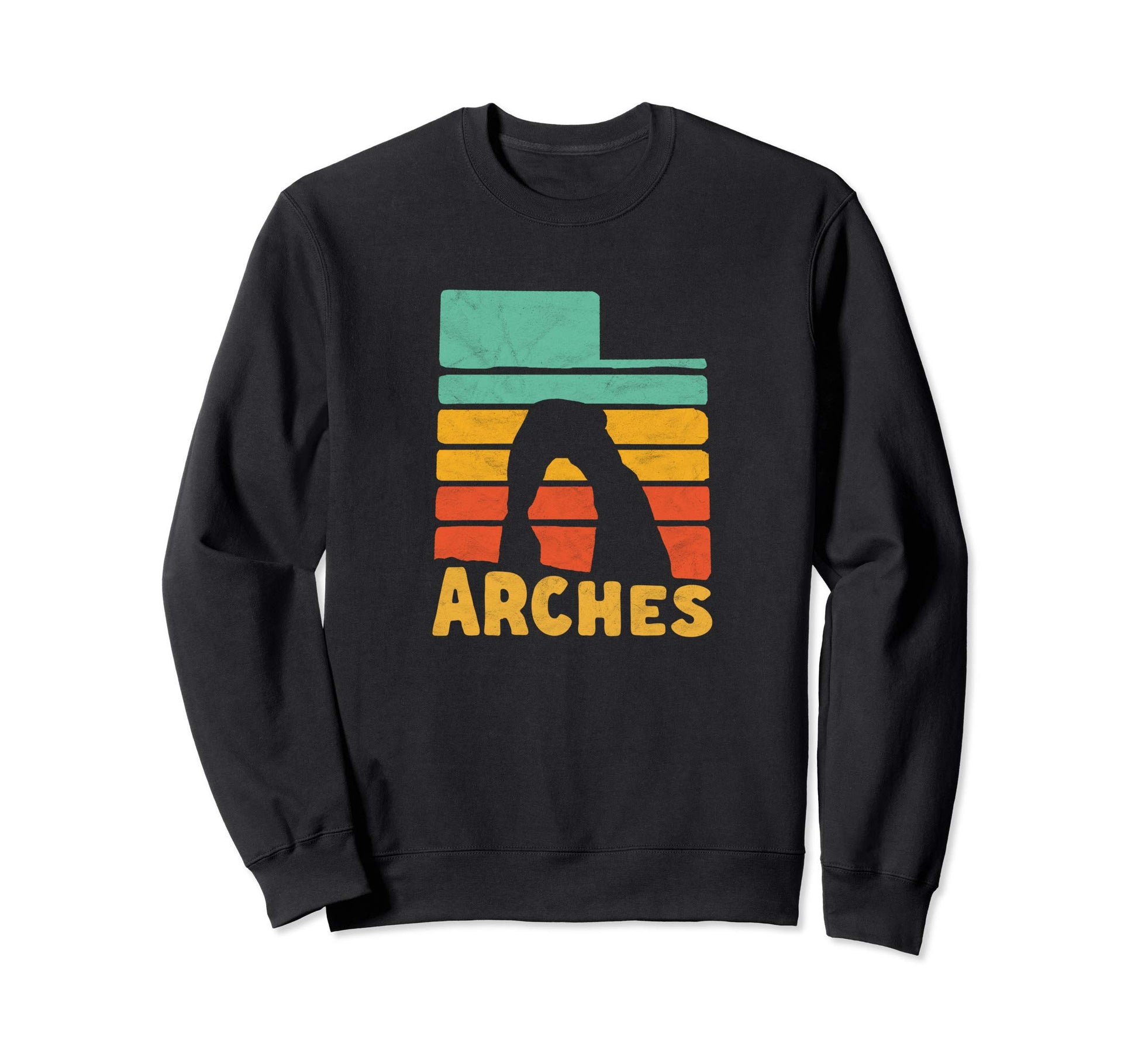 Arches National Park State Utah Shape Sweatshirt - Graphic Print Unisex - T-Shirt, Sweatshirt, Hoodie