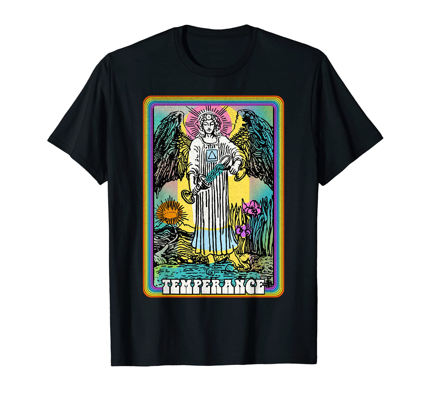 Tarot Card Temperance Angel T-Shirt - Casual Everyday Wear for Adults - T-Shirt, Sweatshirt, Hoodie