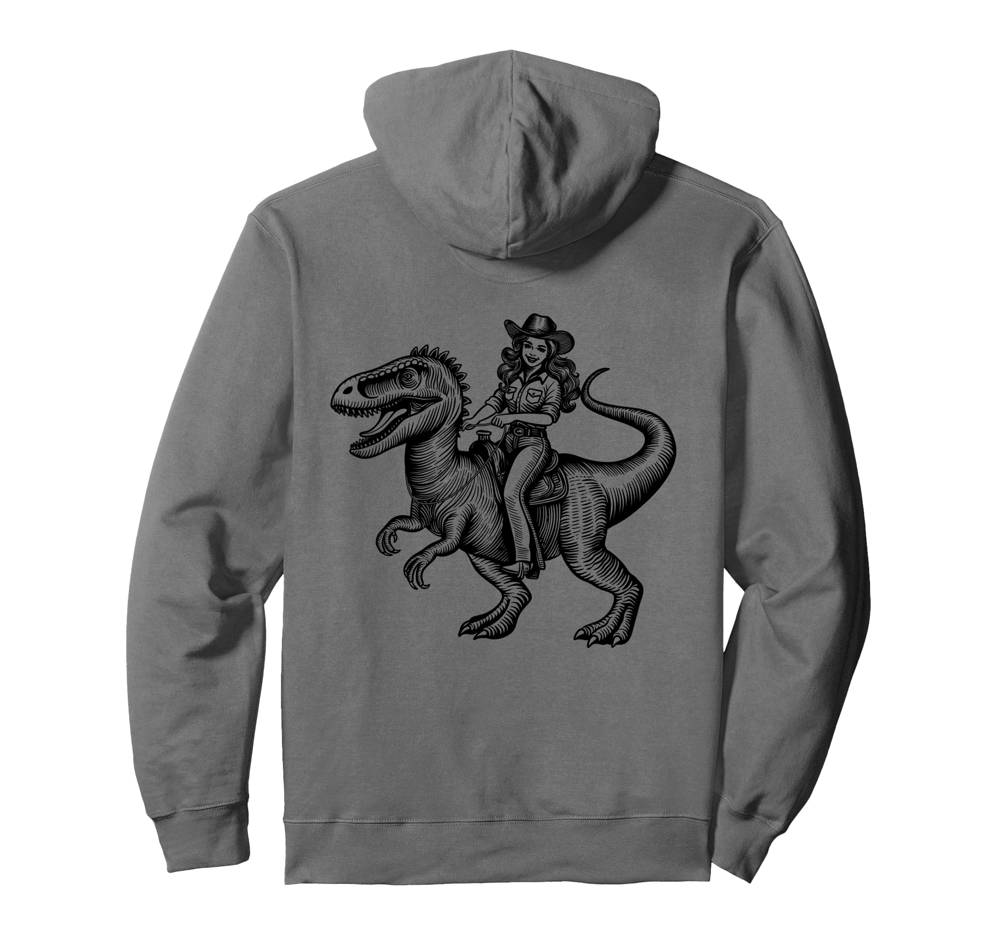 Funny Western Cowboy Cowgirl Riding Hoodie - Streetwear Style Men Women - T-Shirt, Sweatshirt, Hoodie