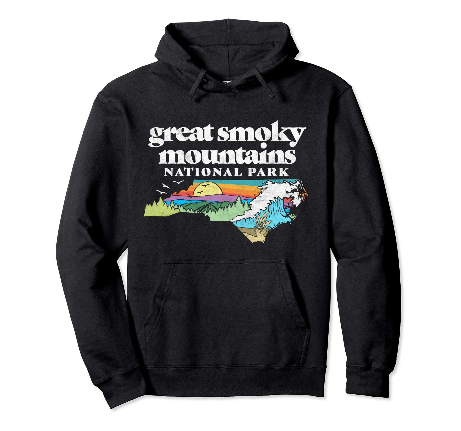 Great Smoky Mountains Park North Carolina Hoodie - Unique Graphic Unisex - T-Shirt, Sweatshirt, Hoodie