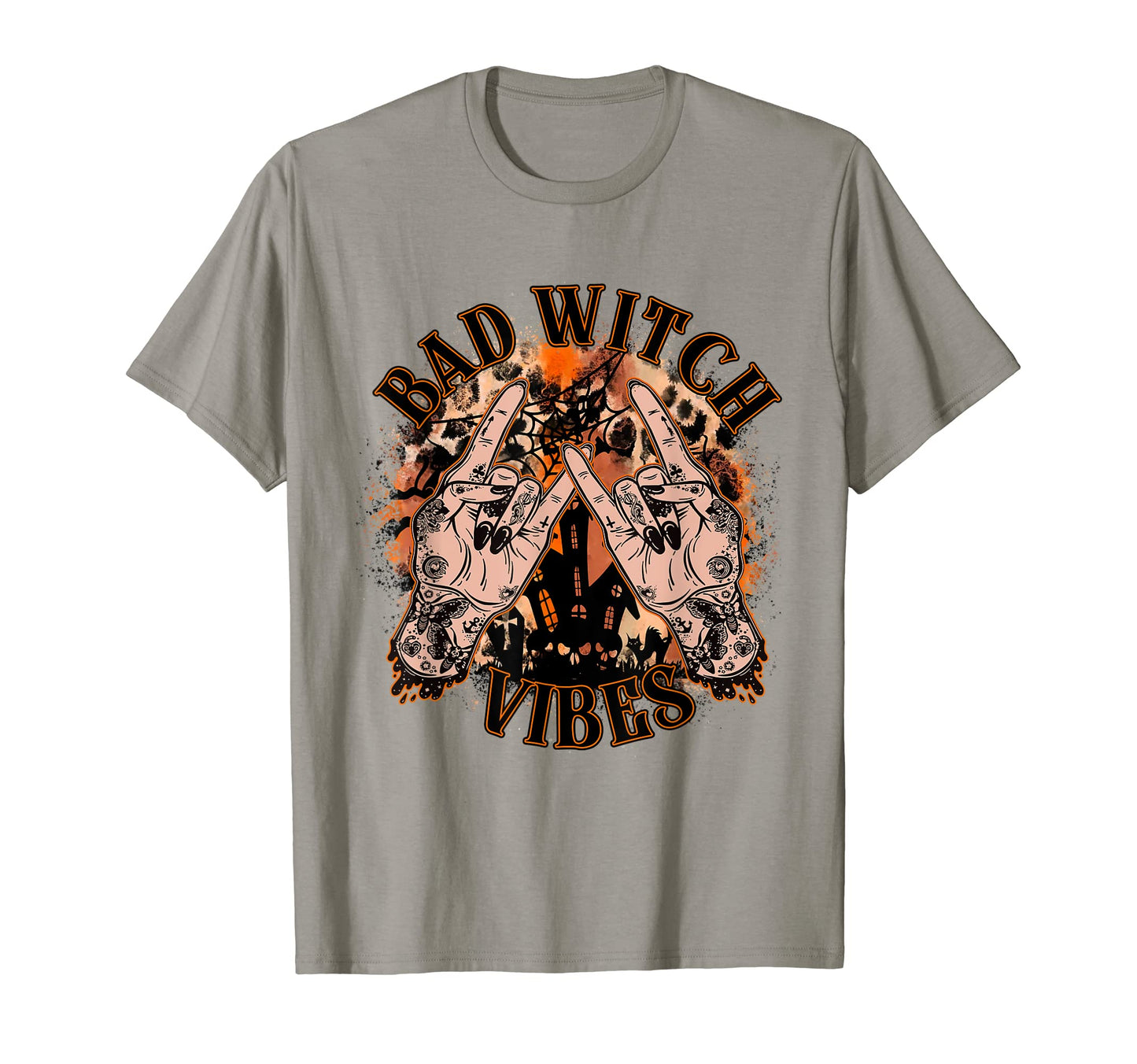 Bad Witch Vibes Witchy Aesthetic T-Shirt - Fun Novelty Design for Adults - T-Shirt, Sweatshirt, Hoodie