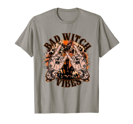 Bad Witch Vibes Witchy Aesthetic T-Shirt - Fun Novelty Design for Adults - T-Shirt, Sweatshirt, Hoodie