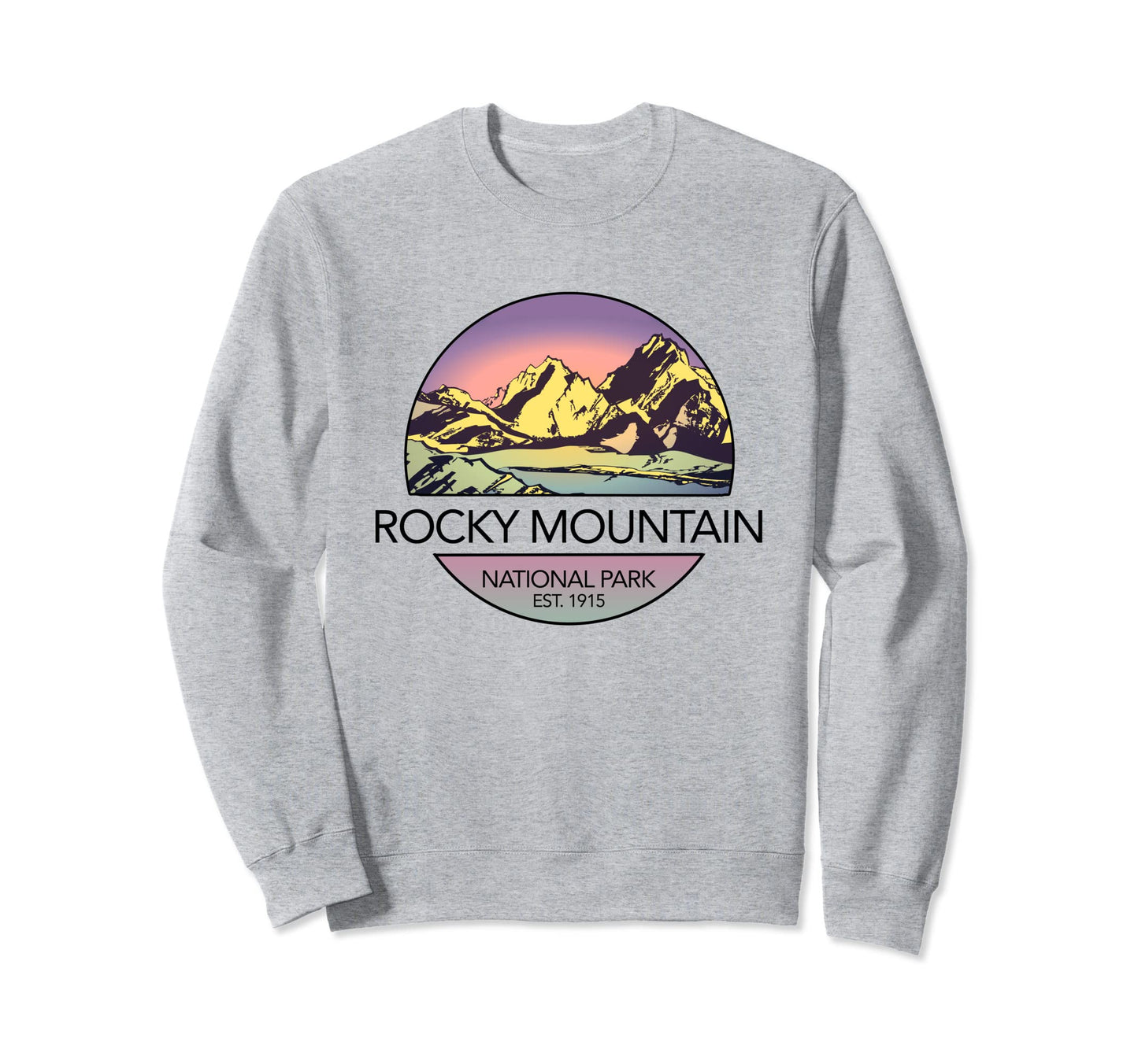 Rocky Mountain National Park Sweatshirt - Trendy Graphic Men Women - T-Shirt, Sweatshirt, Hoodie