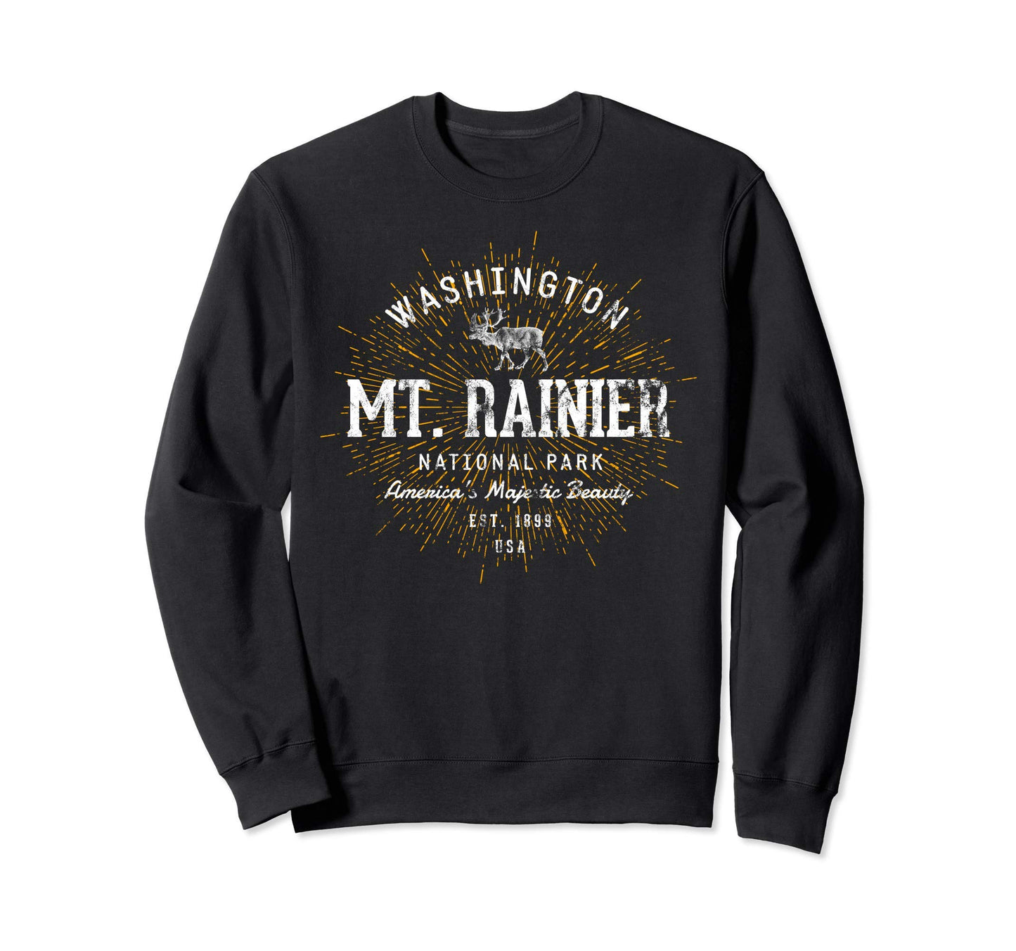 Mt Rainier Mount Rainier National Sweatshirt - Casual Everyday Wear Unisex - T-Shirt, Sweatshirt, Hoodie