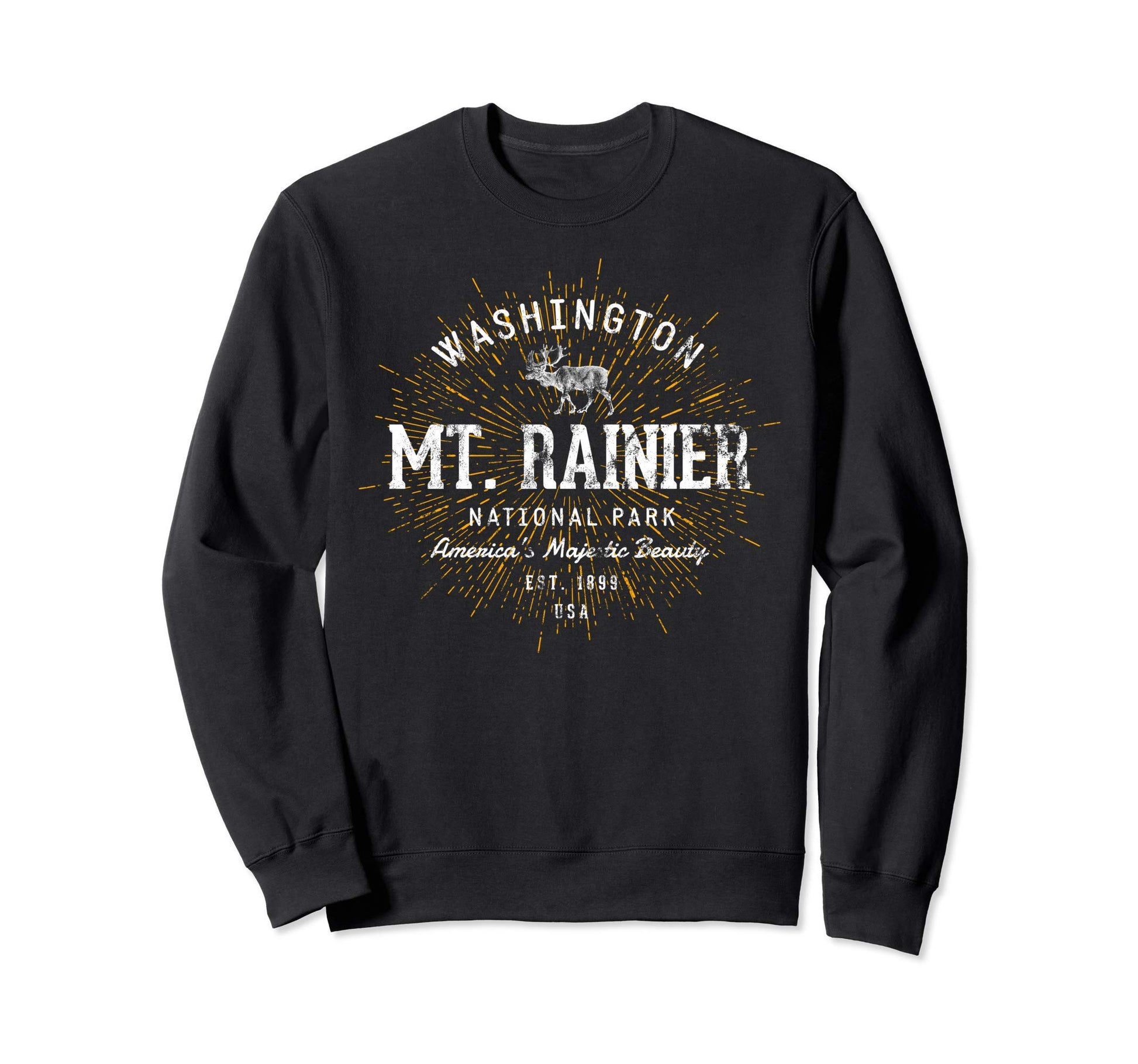 Mt Rainier Mount Rainier National Sweatshirt - Casual Everyday Wear Unisex - T-Shirt, Sweatshirt, Hoodie