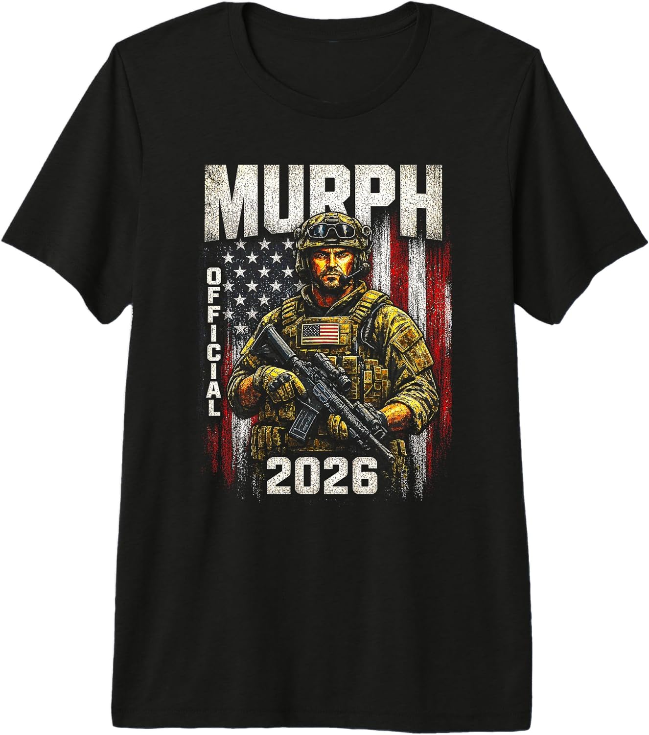 Murph 2026 Official Memorial Day Workout Military - Adult & Kids T-Shirts, Sweatshirts & Hoodies apparel design preview 1