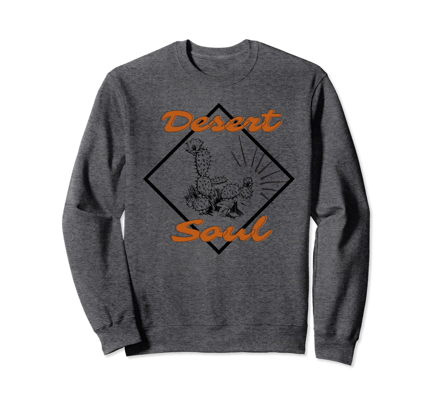 Desert Soul Cactus Western Sweatshirt - Aesthetic Graphic for Adults - T-Shirt, Sweatshirt, Hoodie