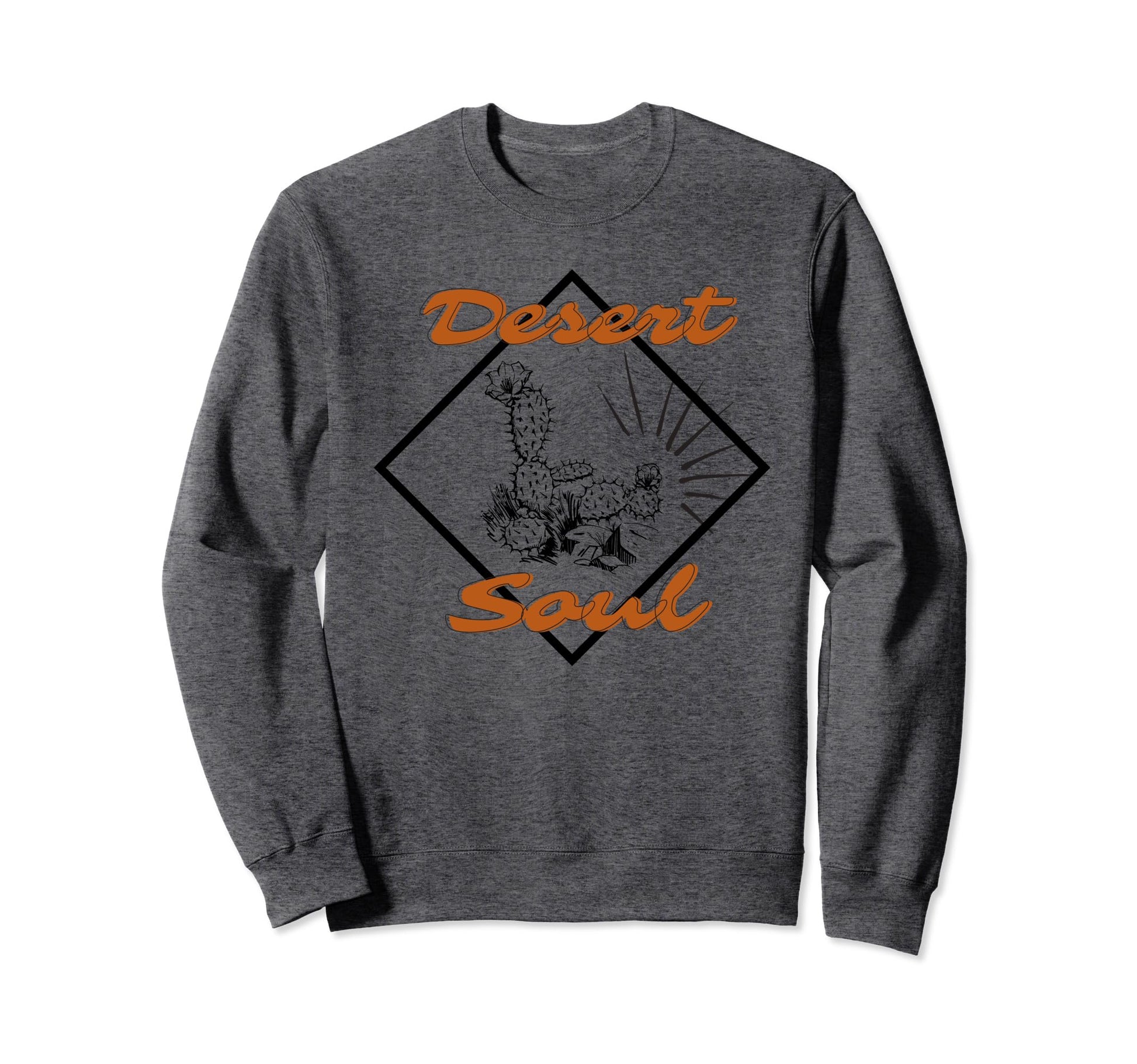 Desert Soul Cactus Western Sweatshirt - Aesthetic Graphic for Adults - T-Shirt, Sweatshirt, Hoodie