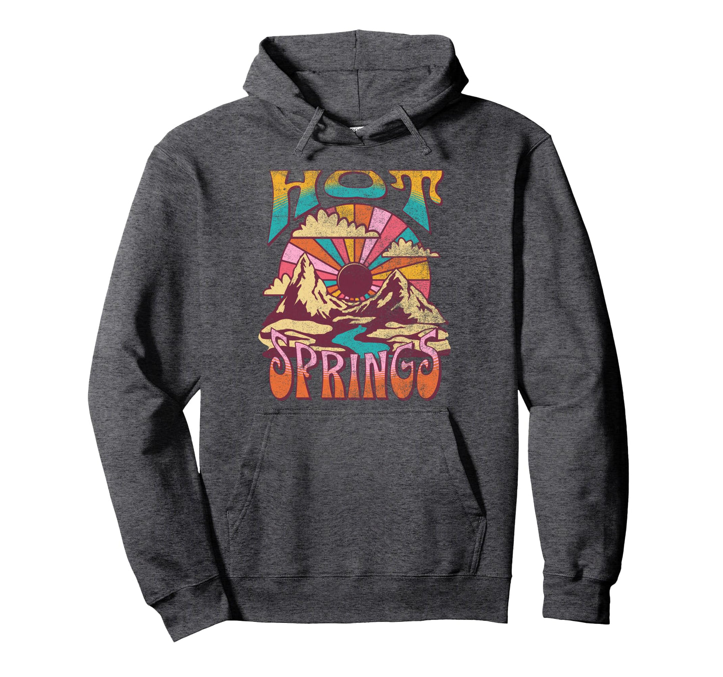 Hot Springs Arkansas Nature Hiking Hoodie - Streetwear Style for Adults - T-Shirt, Sweatshirt, Hoodie
