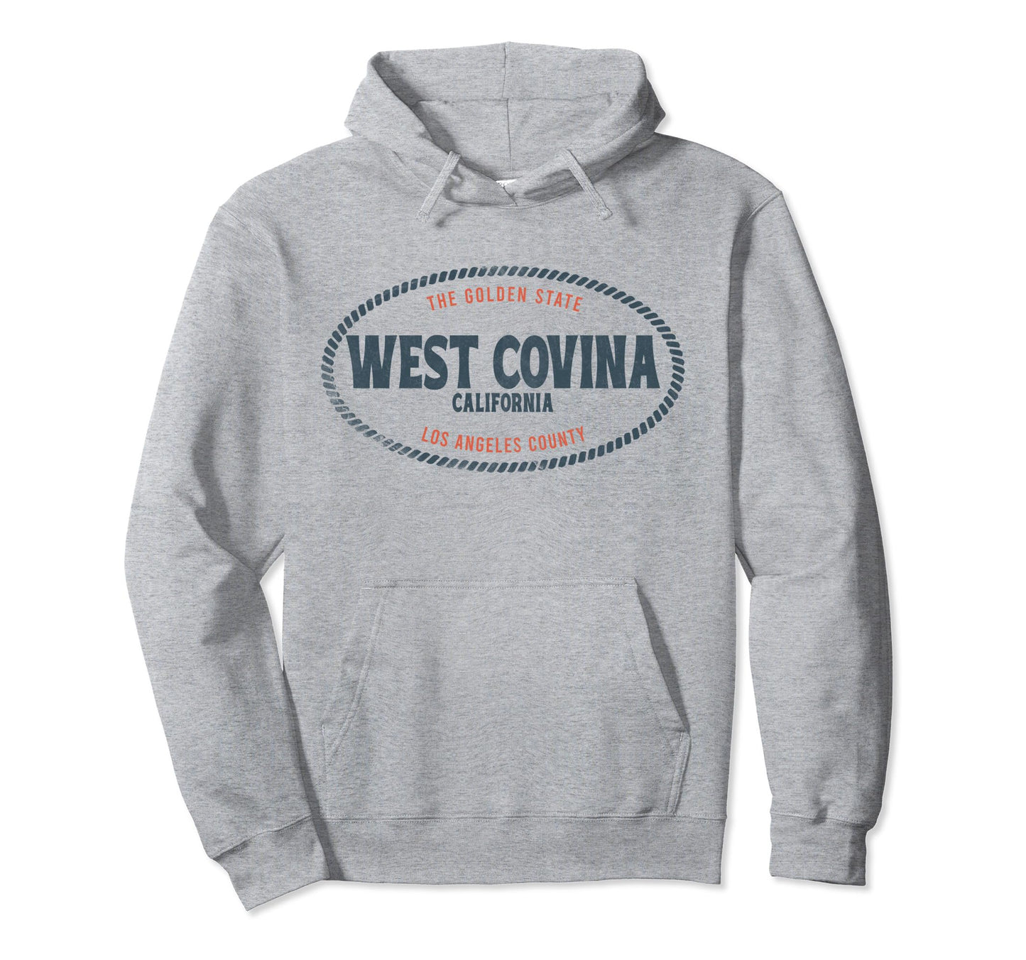 Casual West Covina California Hoodie - Casual Everyday Wear for Adults - T-Shirt, Sweatshirt, Hoodie