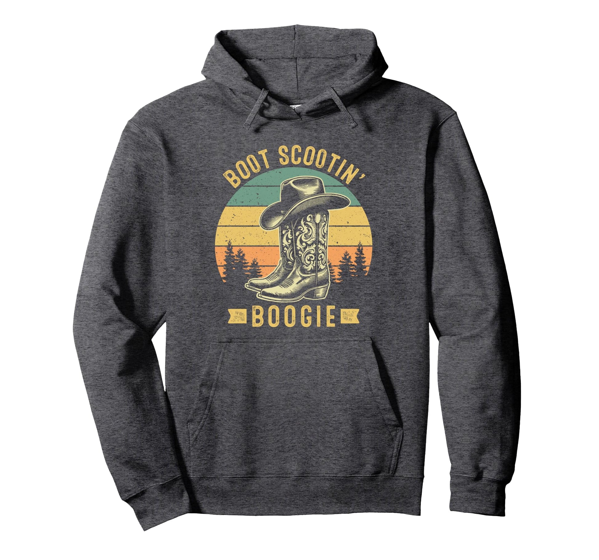 Boot Scootin Boogie Western Cowboys Hoodie - Streetwear Style for Adults - T-Shirt, Sweatshirt, Hoodie