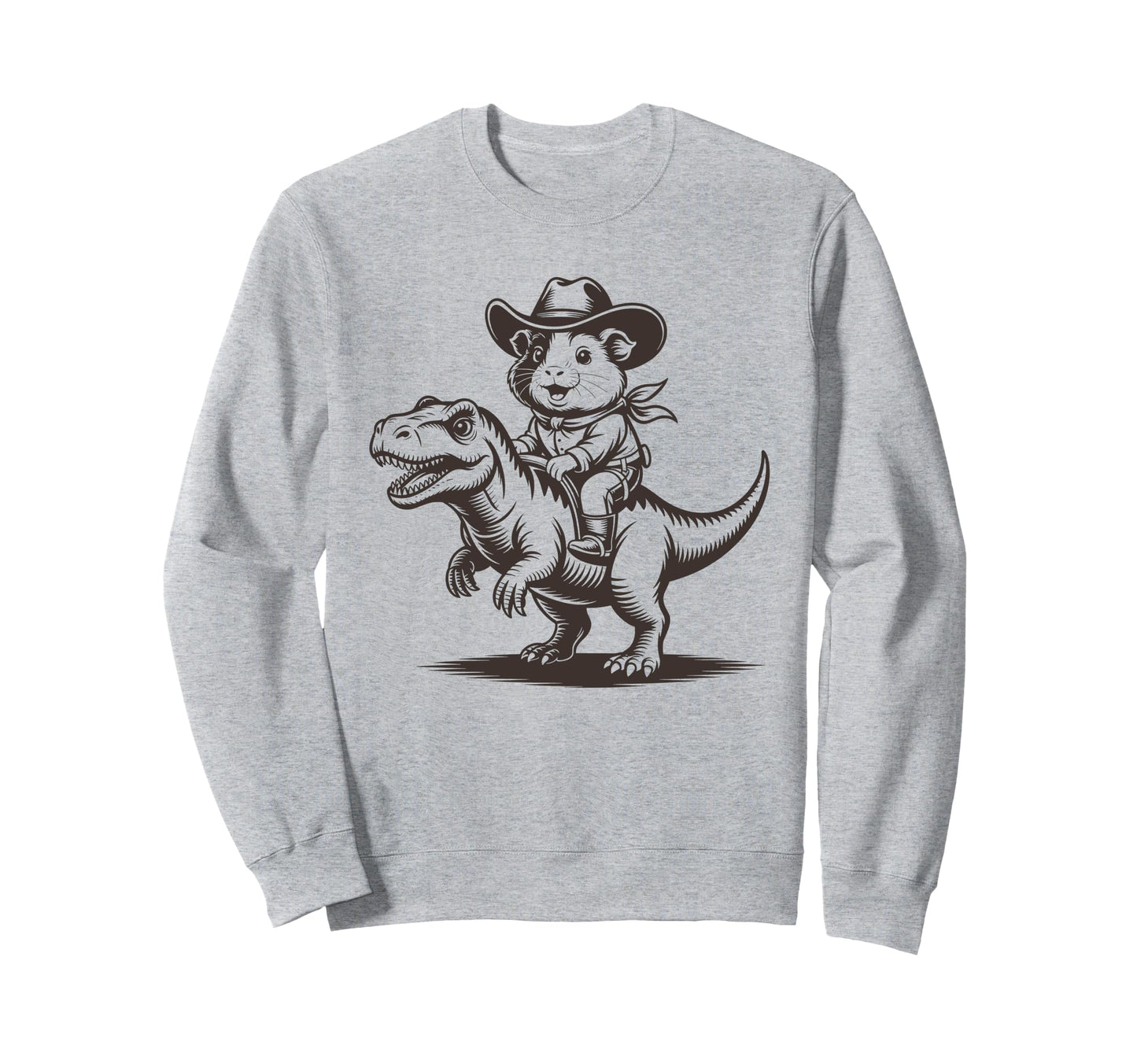Guinea Pig Cowboy Dinosaur Accessoires Sweatshirt - Streetwear Style Unisex - T-Shirt, Sweatshirt, Hoodie