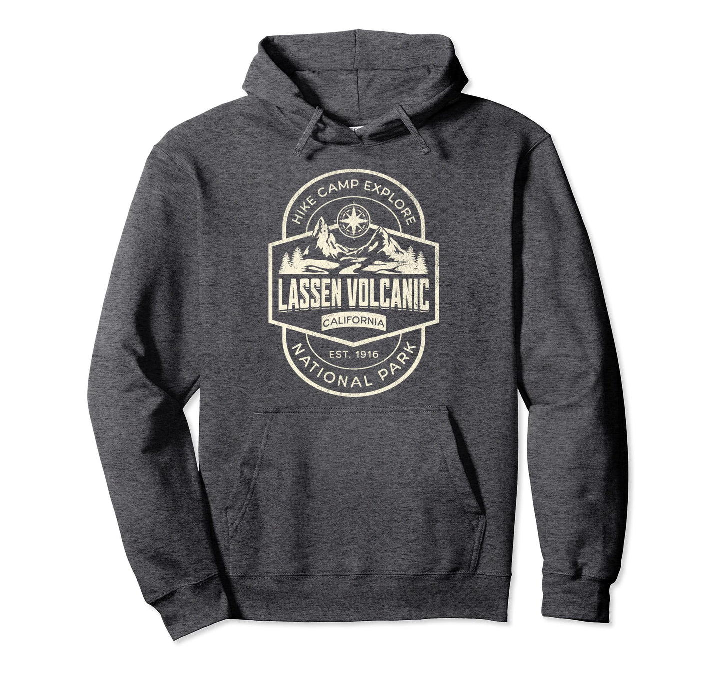 Lassen Volcanic National Park Sweatshirt - Custom Art Print for Adults - T-Shirt, Sweatshirt, Hoodie
