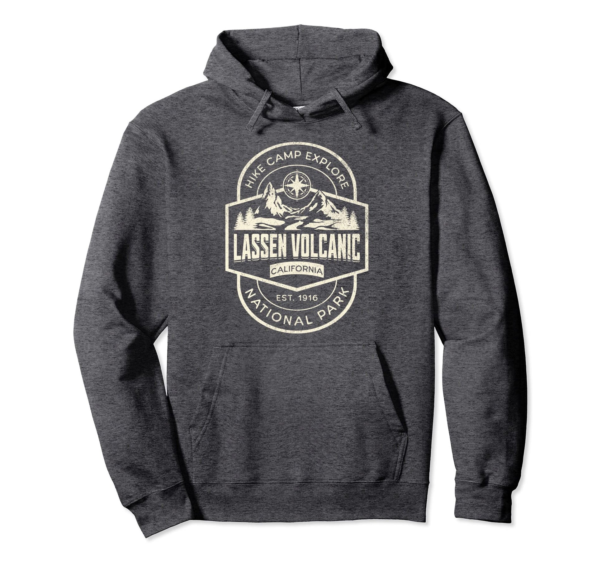 Lassen Volcanic National Park Sweatshirt - Custom Art Print for Adults - T-Shirt, Sweatshirt, Hoodie