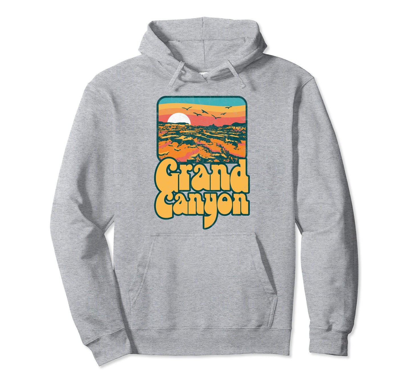 80S Grand Canyon National Park Hoodie - Casual Everyday Wear for Adults - T-Shirt, Sweatshirt, Hoodie
