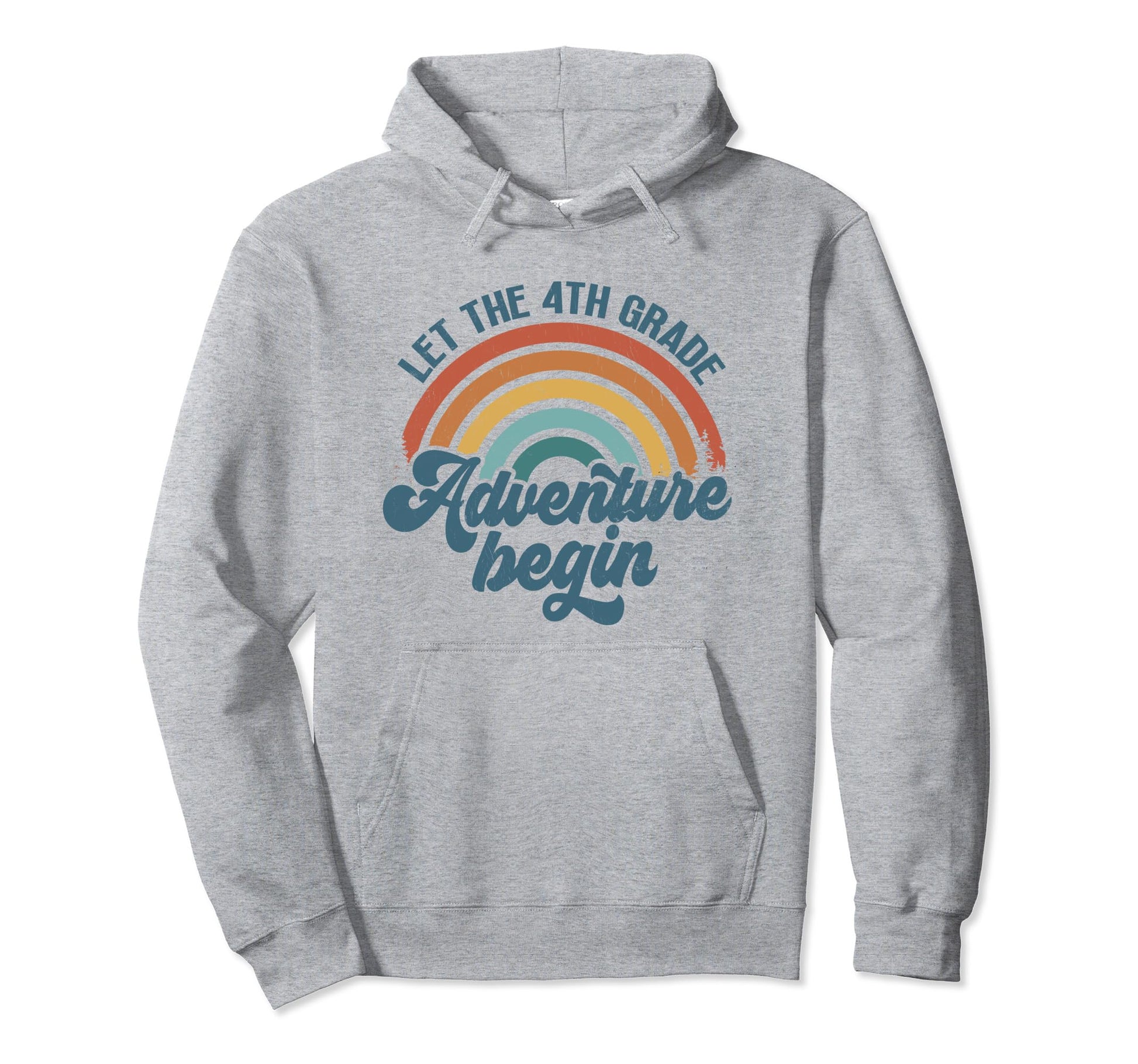 Let 4Th Grade Adventure Begin Groovy Hoodie - Streetwear Style Men Women - T-Shirt, Sweatshirt, Hoodie