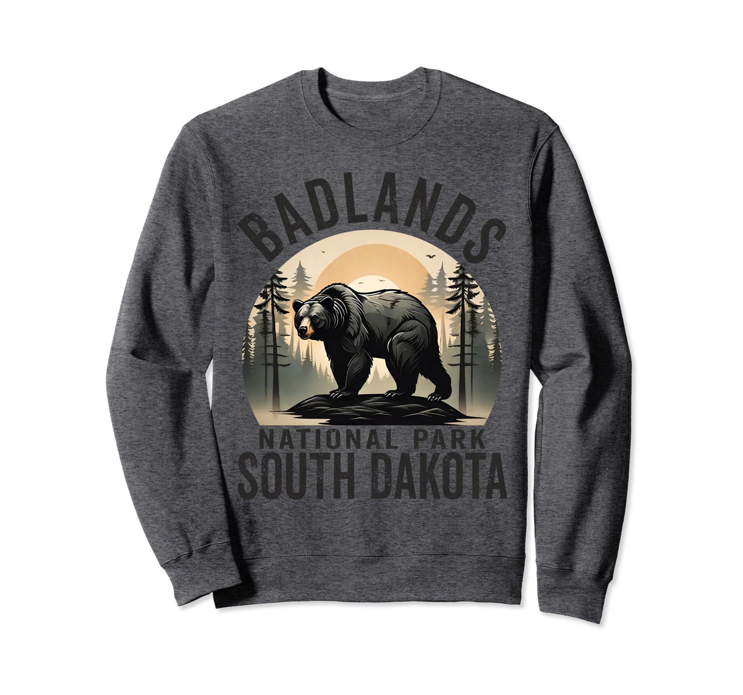 Badlands National Park South Dakota Mom Sweatshirt - Graphic Print Unisex - T-Shirt, Sweatshirt, Hoodie