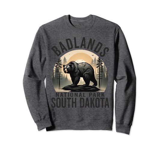 Badlands National Park South Dakota Mom Sweatshirt - Graphic Print Unisex - T-Shirt, Sweatshirt, Hoodie