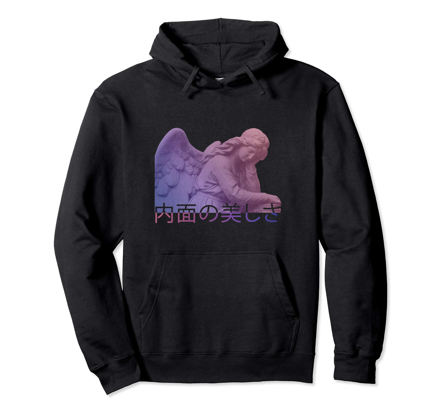 Japanese Aesthetic Angel Art Hoodie - Casual Everyday Wear Men Women - T-Shirt, Sweatshirt, Hoodie