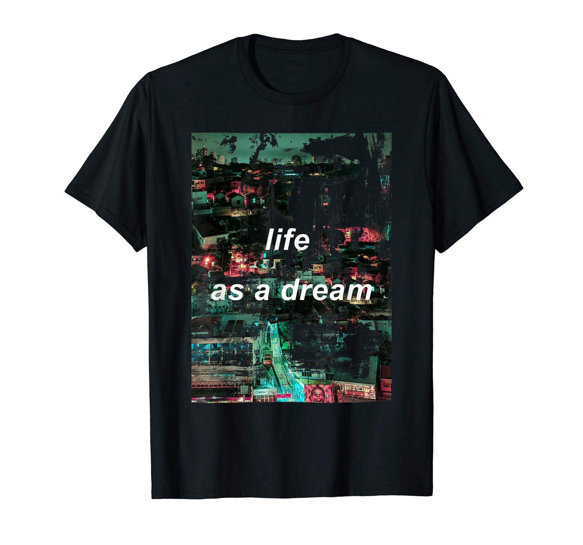 Casual 90S Aesthetic Nightscapes T-Shirt - Novelty Apparel Unisex - T-Shirt, Sweatshirt, Hoodie