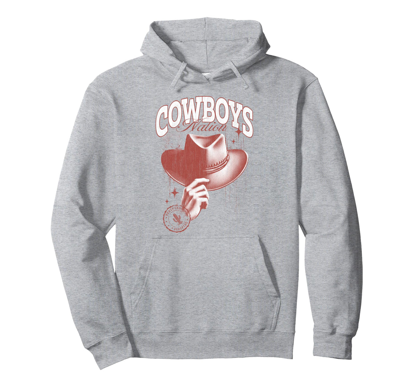 Cowboy Country Western Nation Hat Tip Hoodie - Custom Art Print Unisex - T-Shirt, Sweatshirt, Hoodie