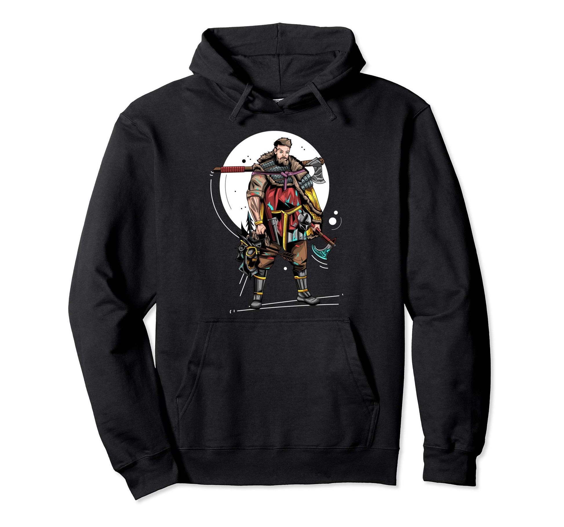 Viking Warrior Stays Loyal To Justice Hoodie - Aesthetic Graphic Men Women - T-Shirt, Sweatshirt, Hoodie