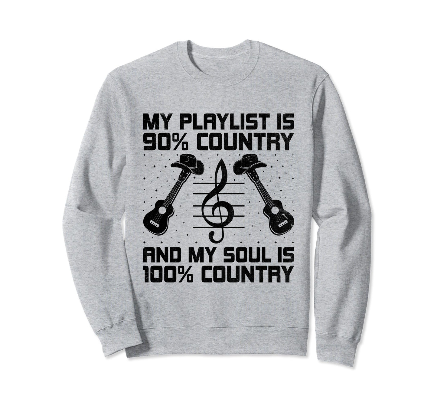 County Music Music Lover Western Sweatshirt - Custom Art Print Unisex - T-Shirt, Sweatshirt, Hoodie
