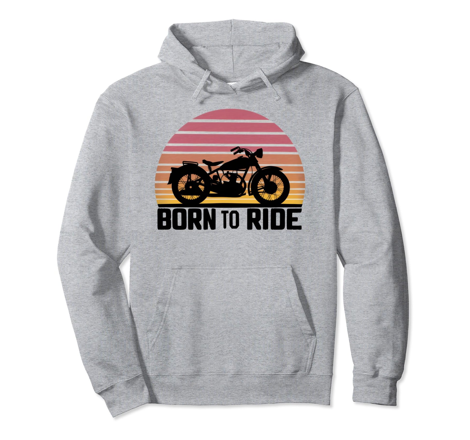 Motorcycle Sunset Adventure Hoodie - Novelty Apparel Men Women - T-Shirt, Sweatshirt, Hoodie
