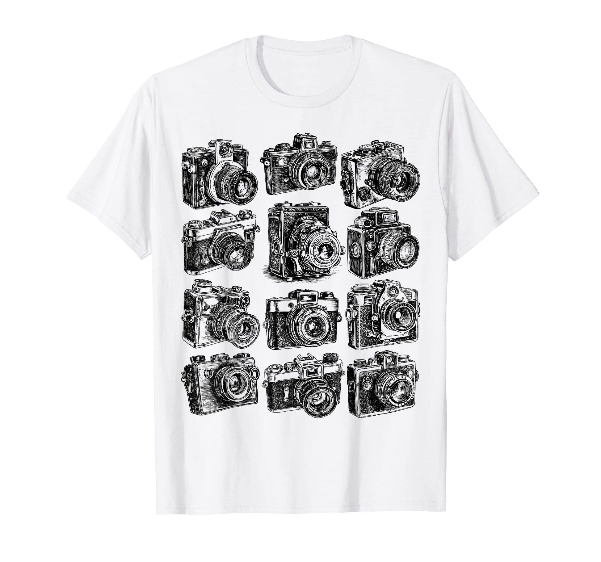 Cameras Photography T-Shirt - Streetwear Style for Adults - T-Shirt, Sweatshirt, Hoodie