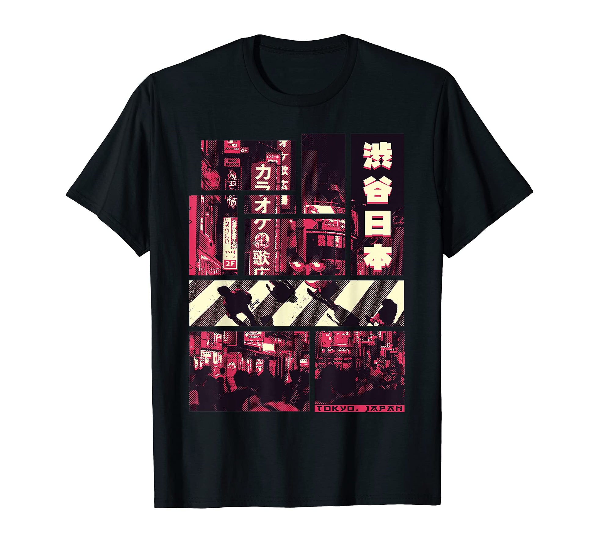 Tokyo City Japan Tokio Vaporwave T-Shirt - Unique Graphic Men Women - T-Shirt, Sweatshirt, Hoodie