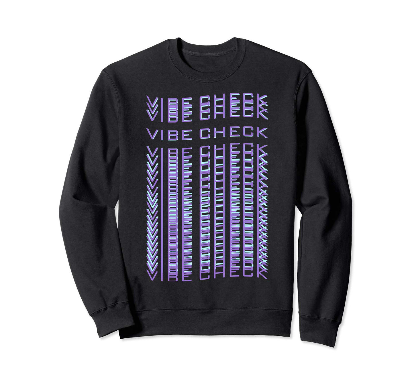 Vibe Check Vaporwave Aesthetic Sweatshirt - Novelty Apparel for Adults - T-Shirt, Sweatshirt, Hoodie