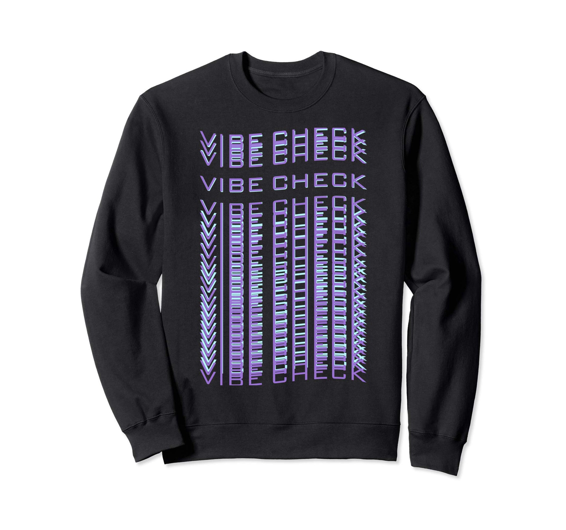 Vibe Check Vaporwave Aesthetic Sweatshirt - Novelty Apparel for Adults - T-Shirt, Sweatshirt, Hoodie